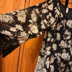 Xhilaration Black Floral Women's Shorts